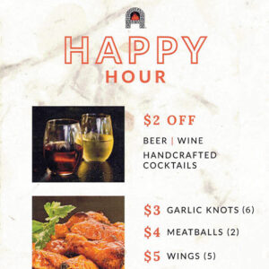 Anthony’s Coal Fired Pizza & Wings | Happy Hour!