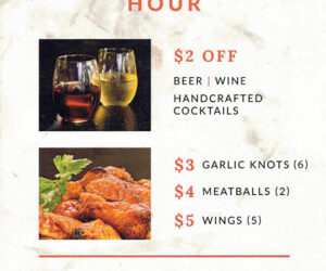 Anthony’s Coal Fired Pizza & Wings | Happy Hour!